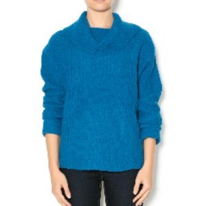 COZY Free People Blue Wool Sweater Sz M